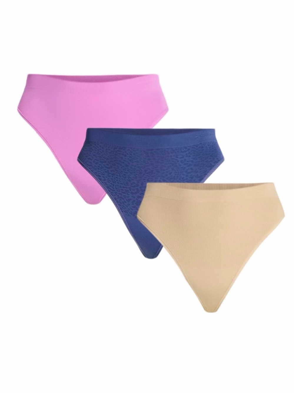 Seamless Thong Panties, 3-Pack